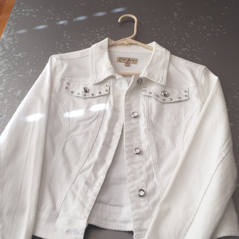 White Jean Jacket